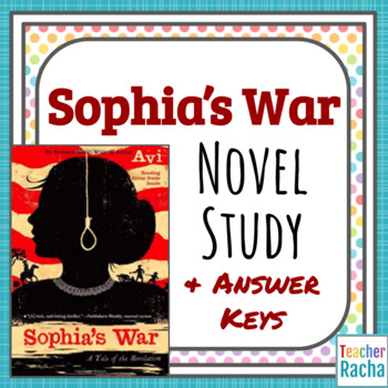Preview of Sophia's War (by Avi) Novel Study - Distance Learning
