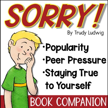 Sorry! Lesson Plan Companion by The Responsive Counselor | TpT