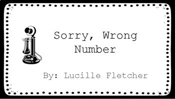 Preview of Sorry Wrong Number Citing Textual Evidence & Movie Comparison