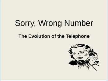 Preview of Sorry, Wrong Number - intro PowerPoint