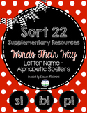 Sort 22 Supplementary Resources- Words Their Way- Letter N