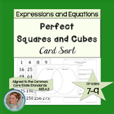 Perfect Squares and Cubes Card Sort