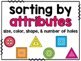 Sort Buttons by Attributes (Interactive, Hands-On Centers)