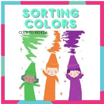 Preview of Sort Colors Boom Cards Activity