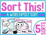 Sort This! A Word Family Sort