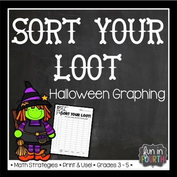 Preview of Sort Your Loot - Halloween Graphing Activity