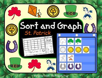 Preview of Sort and Graph Pocket Chart Cards (March Edition)