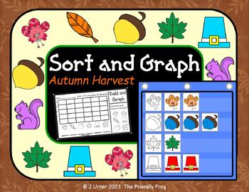 Preview of Sort and Graph Pocket Chart Cards (November Edition)