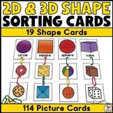 Linking Chains 2D & 3D Shapes Sorting Activity for Prescho