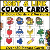 Linking Chains Sorting by Color Cards - Colors & Fine Moto