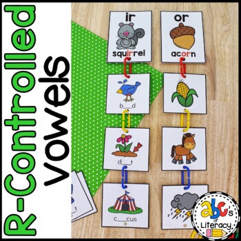 Preview of Linking Chains R-Controlled Vowels Activity - Sort & Link Phonics Resource