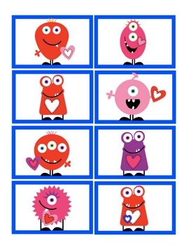 Sort and Match the Love Monsters by Robynn Dr | Teachers ...