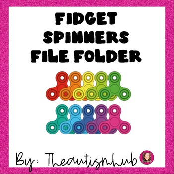 Preview of File Folder | Color Sorting | Fidget Spinners