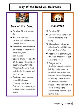 halloween vs day of the dead essay