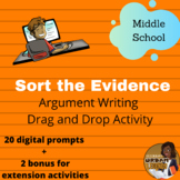 Sort the Evidence Digital Activity for Writing
