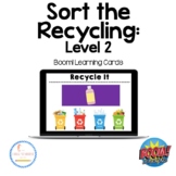 Sort the Recycling Level 2 Task Cards for Boom! Distance Learning