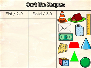 Preview of Sort the Shapes Distance Learning