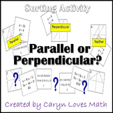 Using Slope to Identify Parallel, Perpendicular & Intersecting Lines | Activity