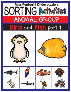 Sorting Activities Animal Group Bird and Fish Part 1 | TPT