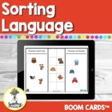 Sorting Activities - Basic Concepts - Boom Cards Speech Th