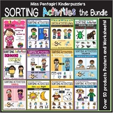Sorting Activities Posters and Worksheets the Bundle