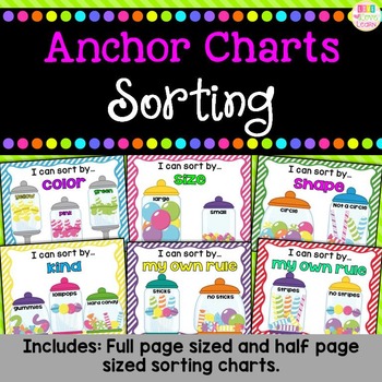 Preview of Sorting - Anchor Charts