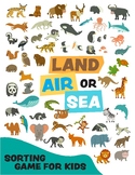 Sorting Animals - Land, Air and Sea