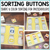 Preschool Button Sorting Activities