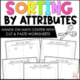 Sorting By Attributes Worksheets