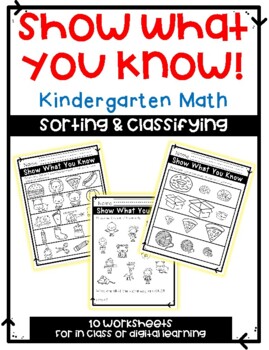 Preview of Sorting & Classifying worksheets (Google Classroom compatible)