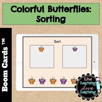 Preview of Sorting Colorful Butterflies