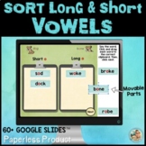 Sorting Long and Short Vowels | Google Slides