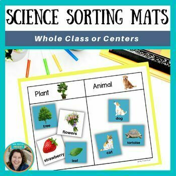 Preview of Sorting By Attributes - Sorting Objects - Kindergarten & 1st Grade Science -