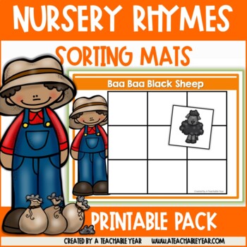 Rhyme Sorting... B-THERE Bundle of 2 Word Sorting Activities for Children 