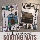 Past and Present Sorting Mats [2 mats!] for Students with 