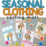 Seasonal Clothing Sorting Mats for Students with Special Needs