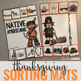 Thanksgiving Sorting Mats [2 mats!] for Students with Spec