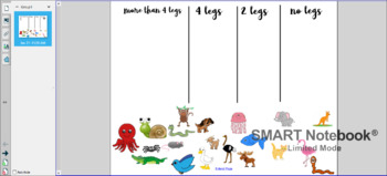 Preview of Sorting Number of Animal/Insect Legs!
