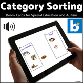 Category Sorting BOOM CARDS™ Speech Therapy Special Ed Aut