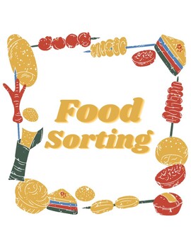 Preview of Sorting Pictures File Folder Activity (Healthy vs Unhealthy Food)