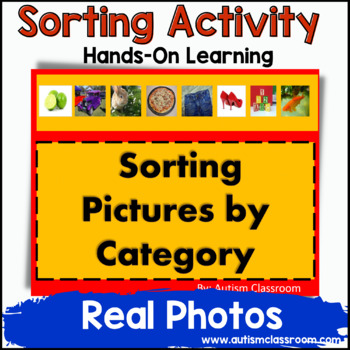Preview of Sorting Pictures by Category (PreK, K, Autism & SPED)