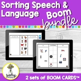 Sorting Speech and Langauge Basic Concepts BOOM CARD Speec