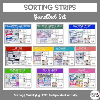 Preview of Sorting Strips Bundled Set