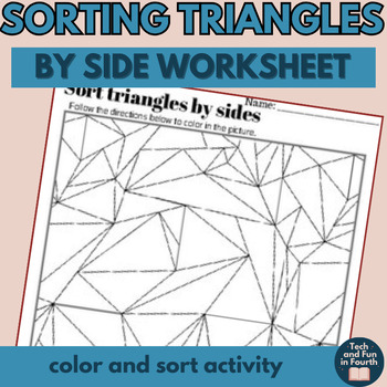 Preview of Sorting Triangles by Side Worksheet