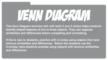 Preview of Sorting - Venn Diagram Exercise - Keynote