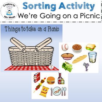 Preview of Sorting - We're Going to Go on a Picnic!
