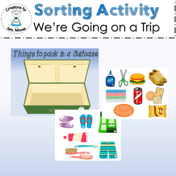 Preview of Sorting - We're Going on a Trip (Vacation)