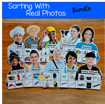 Preview of Sorting With Real Photos Bundle