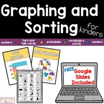 Preview of Graphing and Sorting, Printable and Bonus GOOGLE SLIDES™