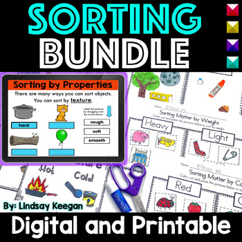 Preview of Sorting by Attributes Digital and Printable Bundle